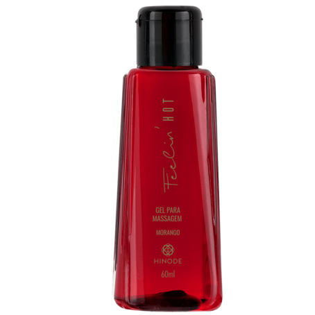 Gel Para Massagem Feelin Hot Morango 60ml