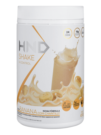Shake H-Control Sabor Banana Com Chantilly HND 450g