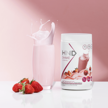 Shake H-Control Sabor Morango HND 450g 2