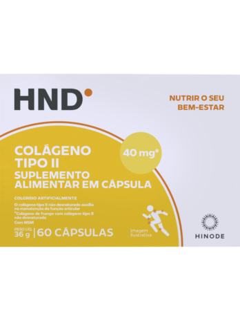Suplemento Alimentar Colágeno Tipo II HND 60 Cápsulas